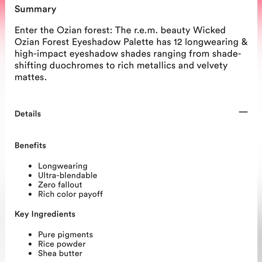 R.E.M. Beauty Wicked Ozian Forest Eyeshadow Palette - Picture 8 of 9